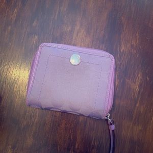 Coach Lavender Small Wallet
